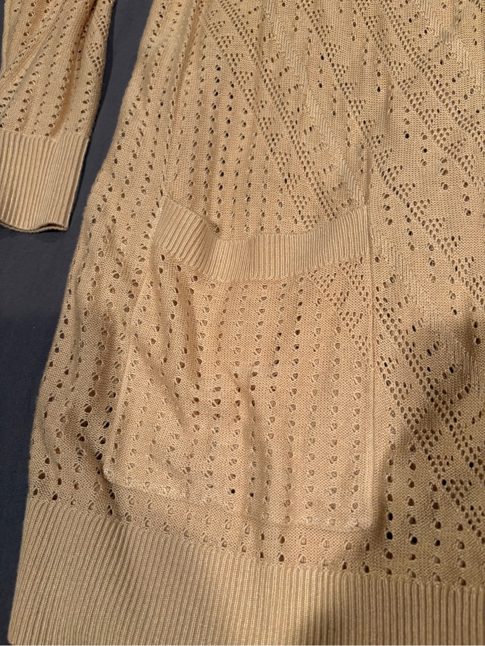 Torrid Open-Front Pointelle Knit Cardigan - Picture 5 of 6